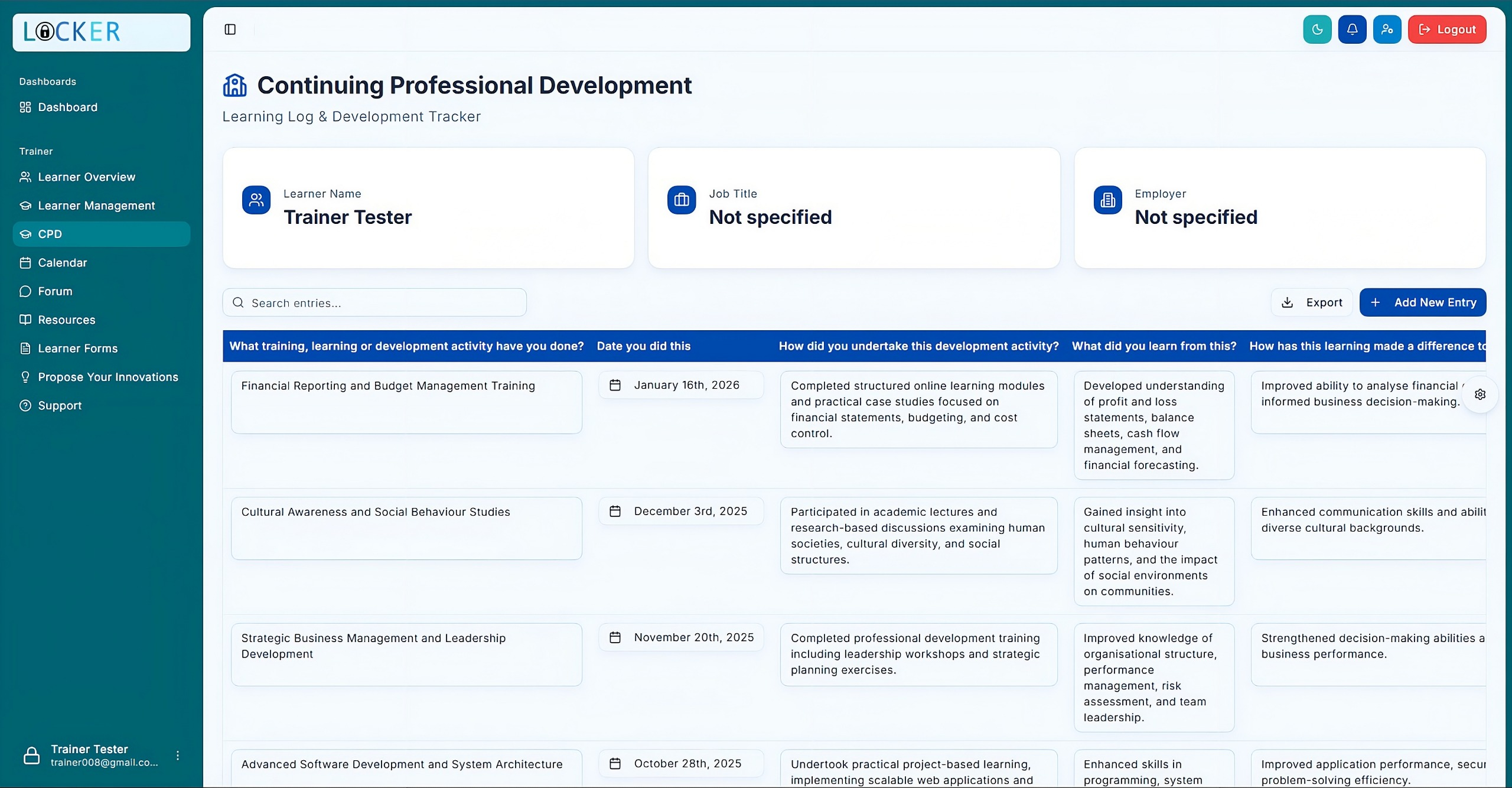 CPD Portal